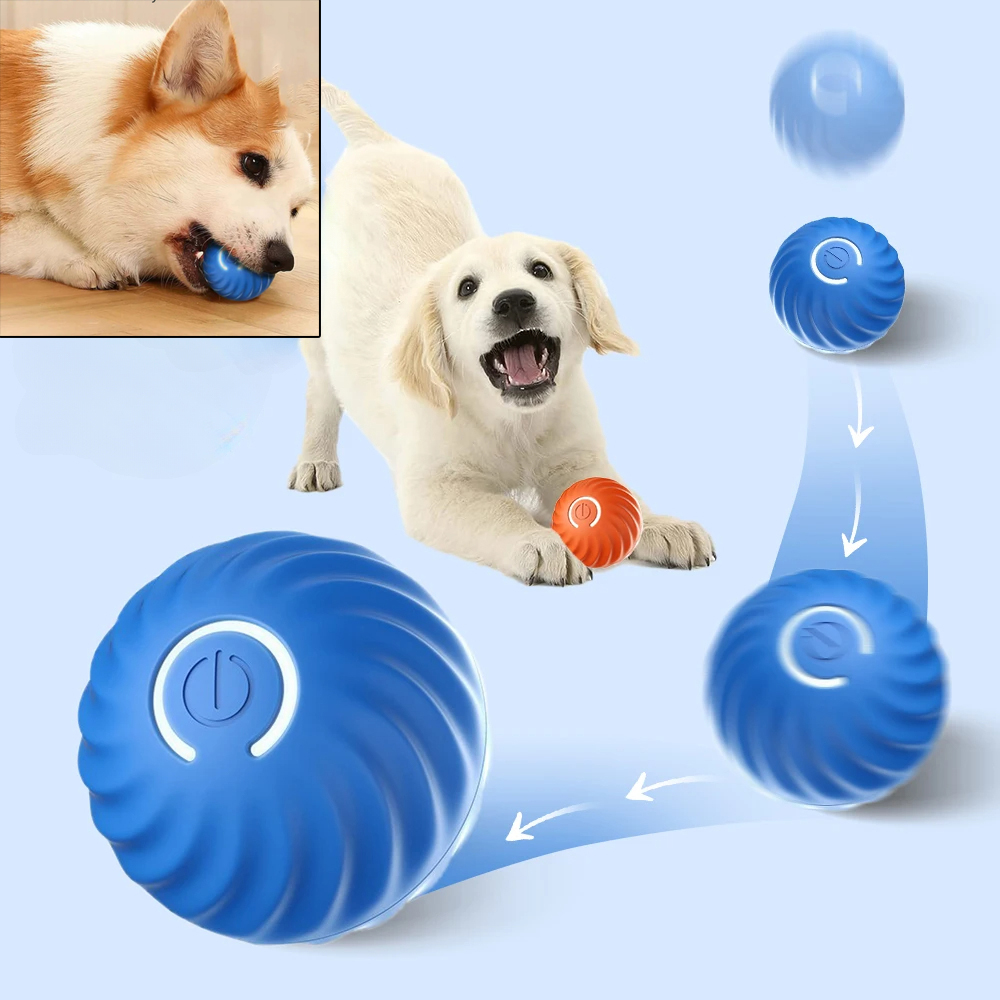 Automatic Moving Dog Ball - Интерактивный умный мяч-игрушка для собак с