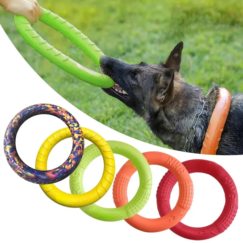 Flying Disc Dog Training Toy - Игрушки для собак, летающие диски, тренировочное