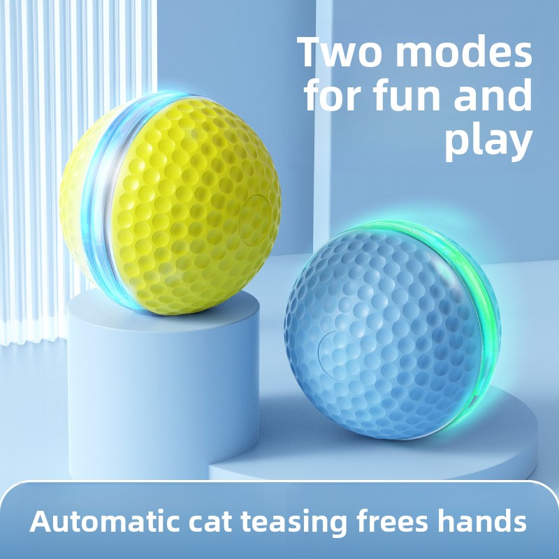 Automatic Moving Dog Ball - Неразрушимый резиновый мяч-соты для собак: автоматический,