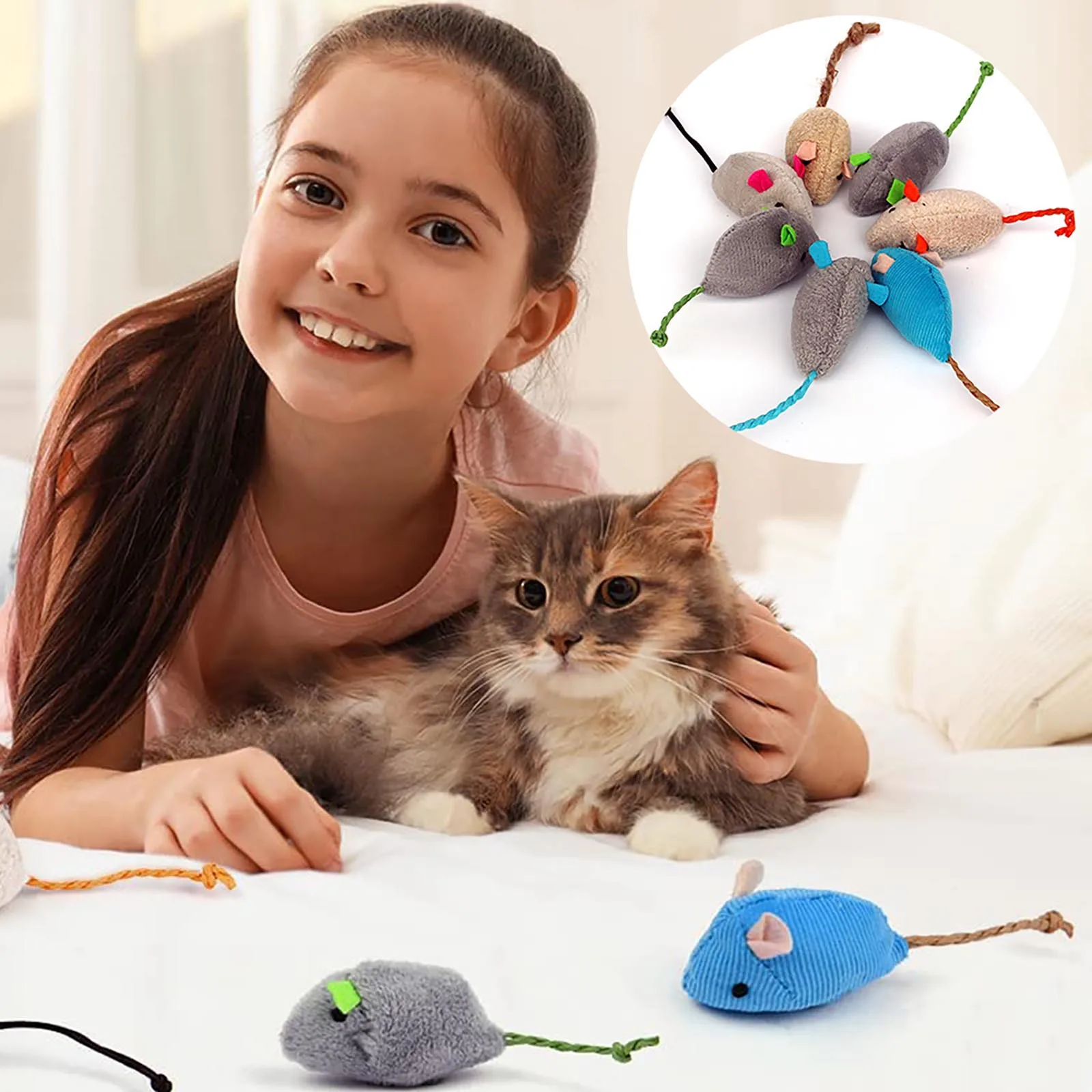 Портативная мягкая интерактивн – обзор и цена Catnip Interactive Plush Mouse