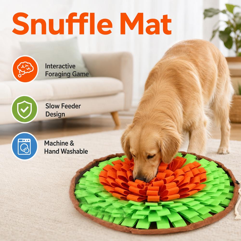Интерактивный коврик-головолом – обзор и цена Dog Puzzle Feeder Toy
