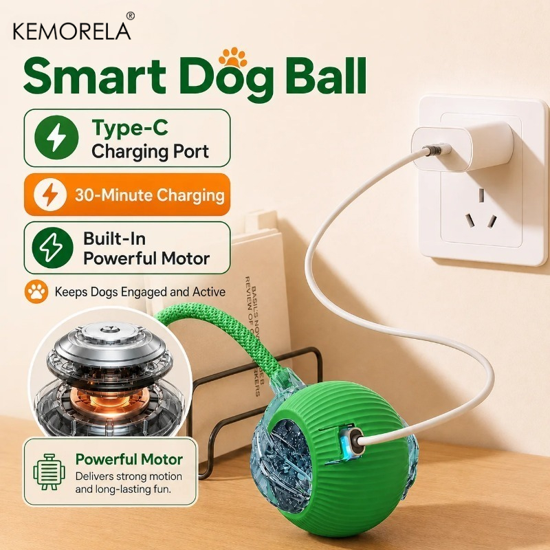 Новый интерактивный мяч для со – обзор и цена Automatic Moving Dog Ball