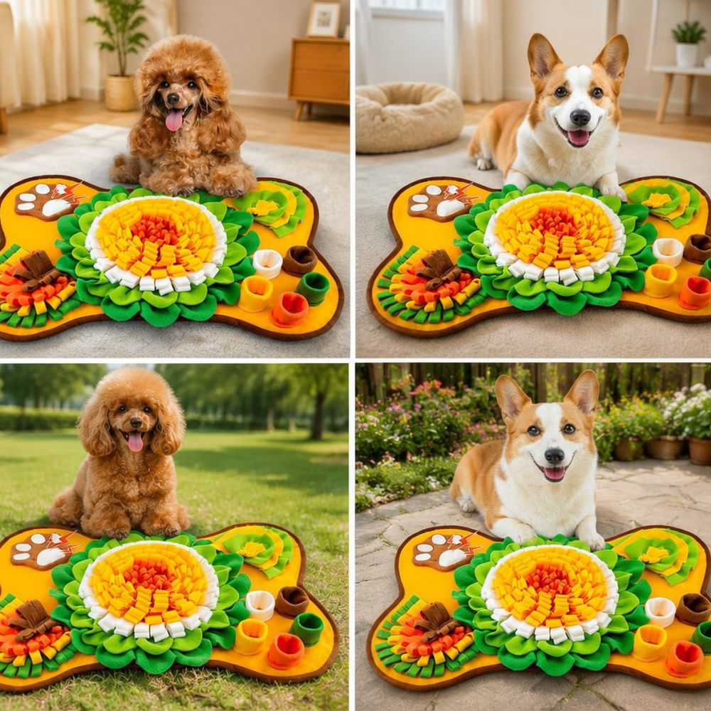 Коврик-головоломка для собак в – обзор и цена Dog Puzzle Feeder Toy