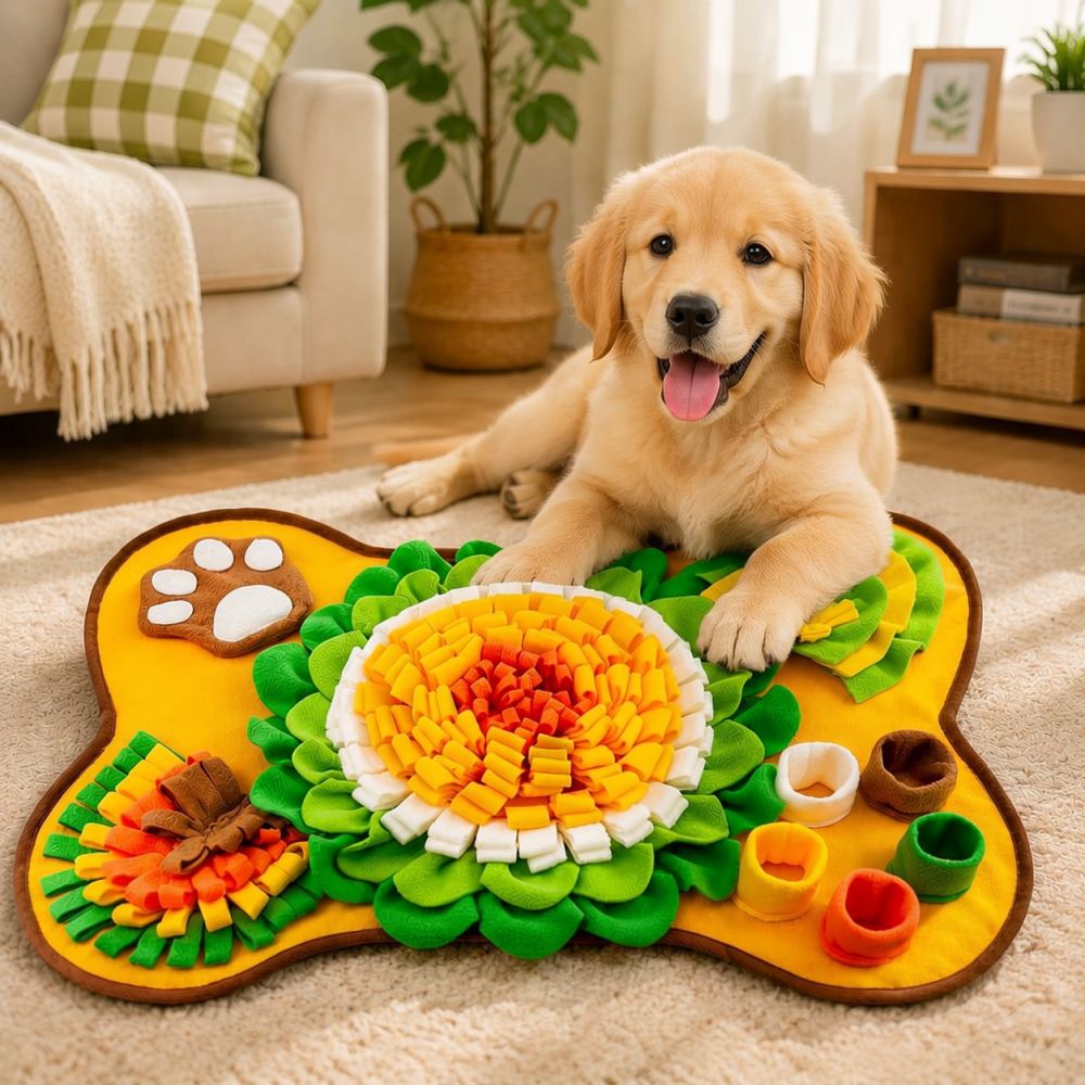 Коврик для собак в форме кости – обзор и цена Dog Puzzle Feeder Toy